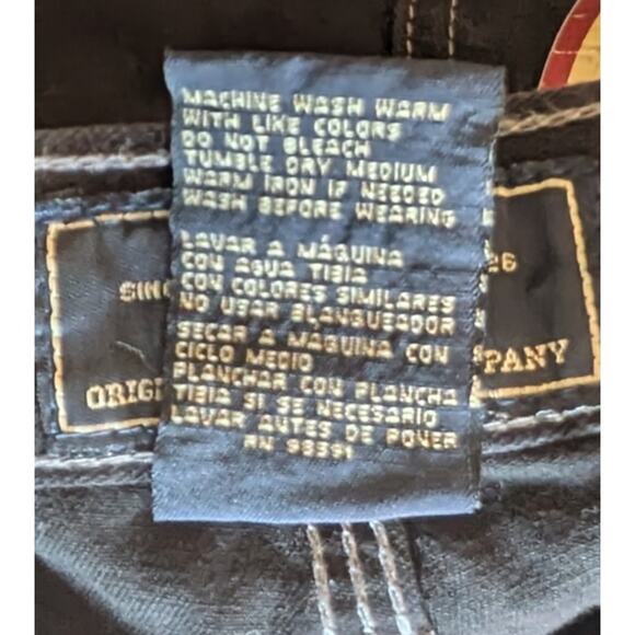 NEW Y2K Route 66 Junior Carpenter Jeans 17/18 Black Wide Leg Streetwear Vintage - Picture 12 of 12